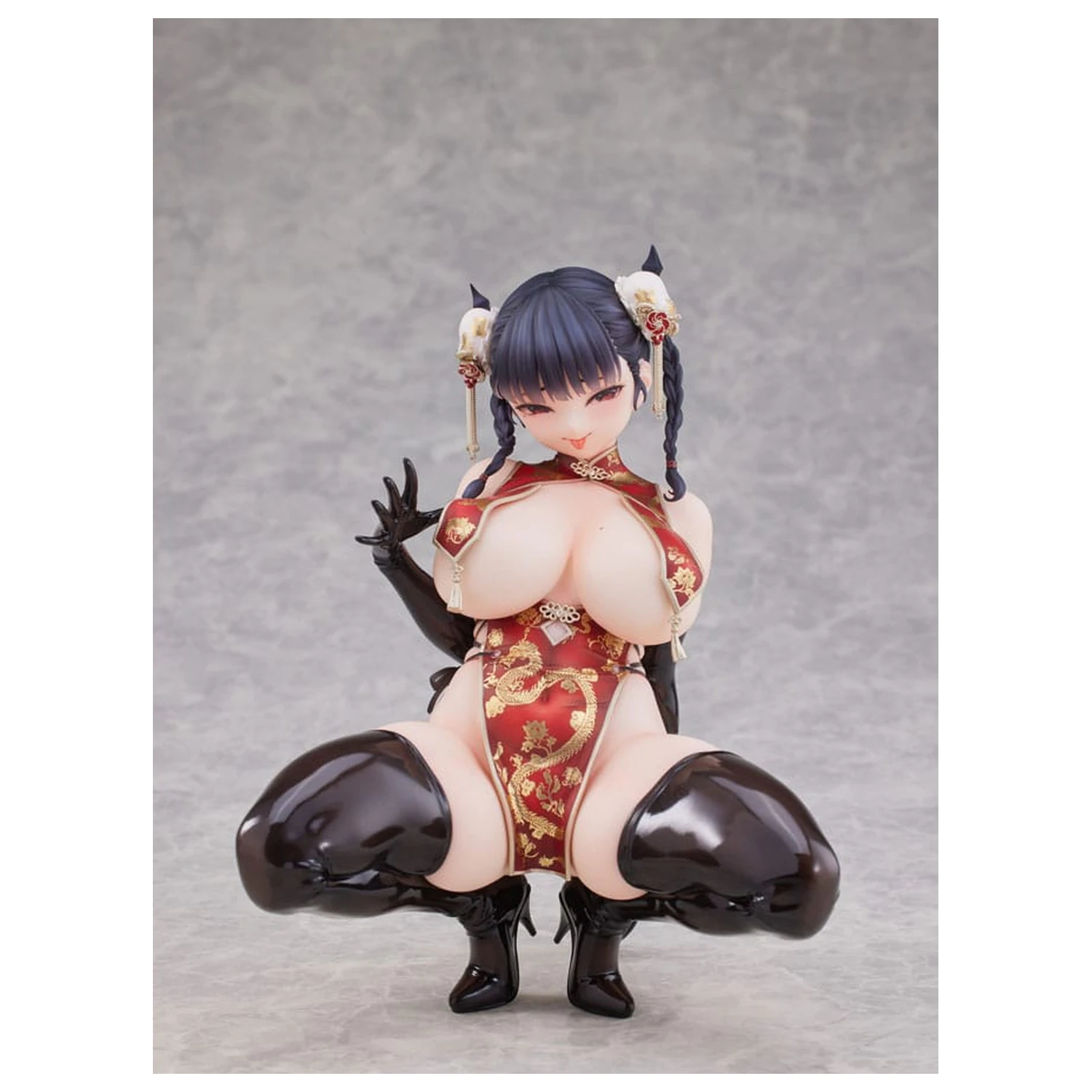 Original Character Statue 1/6 Dragon Chinese Dress Sugata no Ane no Tomodachi Illustrated by Daiki Kase 17 cm  product photo