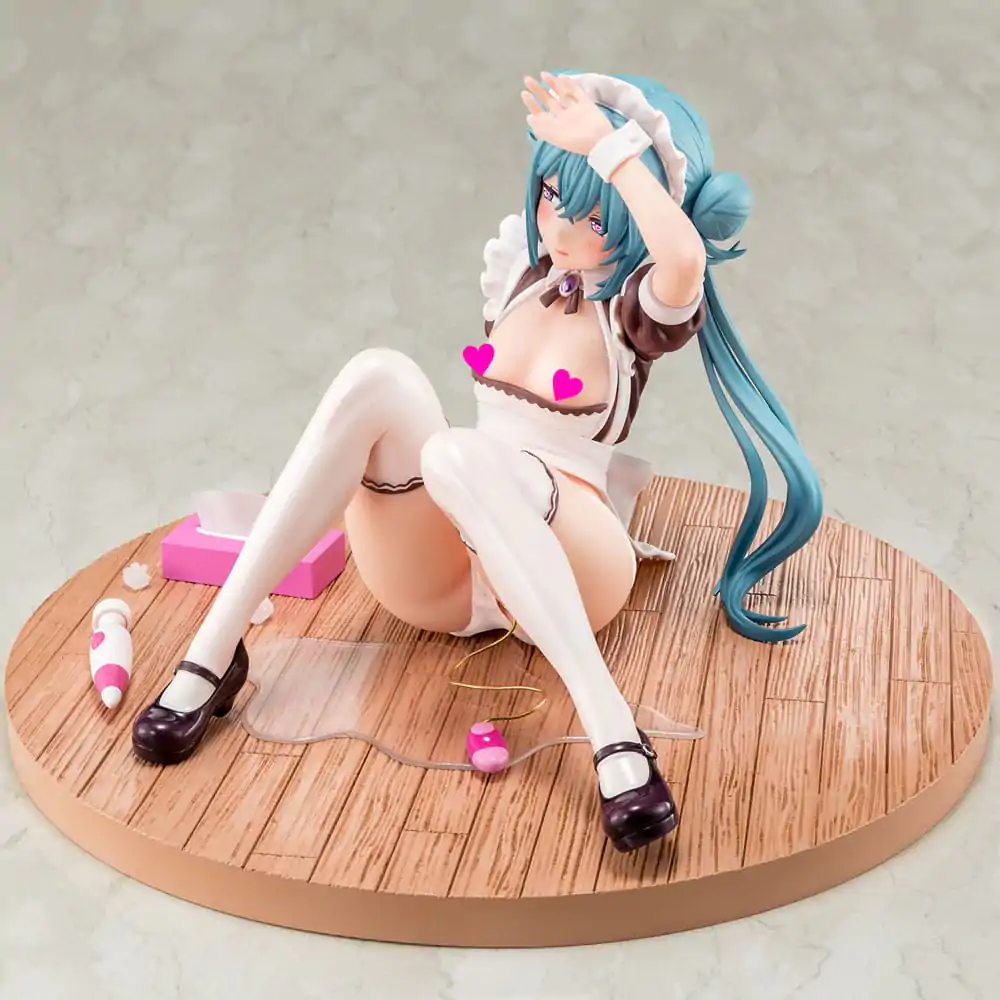 Original Character PVC Statue 1/6 Elf Maid's Sexual Servicing Lime 17 cm product photo