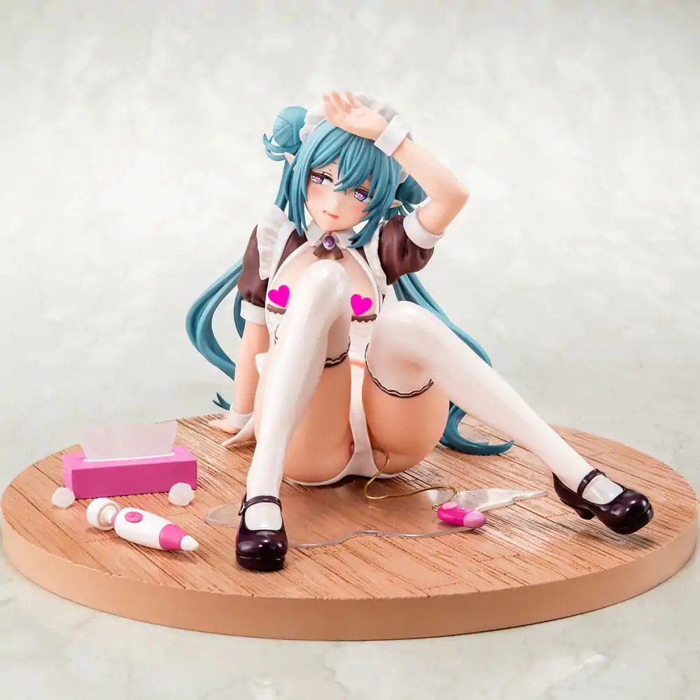 Original Character PVC Statue 1/6 Elf Maid's Sexual Servicing Lime 17 cm product photo