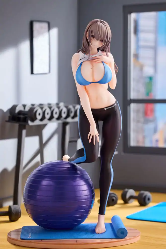 Original Character Statue 1/6 Exercise Girl Aoi 28 cm product photo