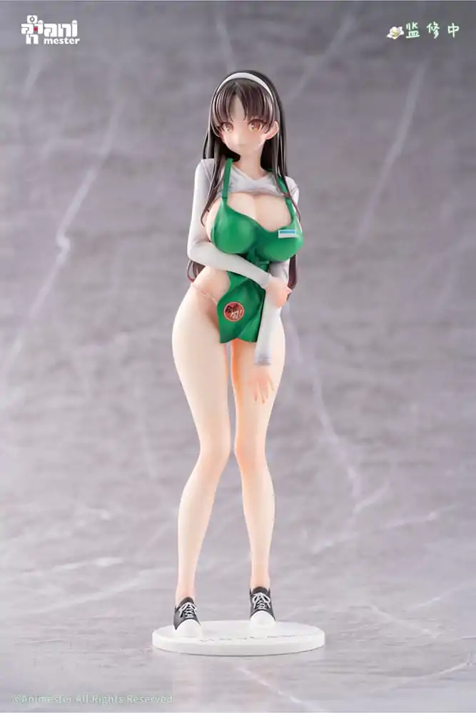 Original Character Statue 1/6 First Business! Mari Hanamiya the Gentle Shop Assistant illustration by POPQN 28 cm   product photo