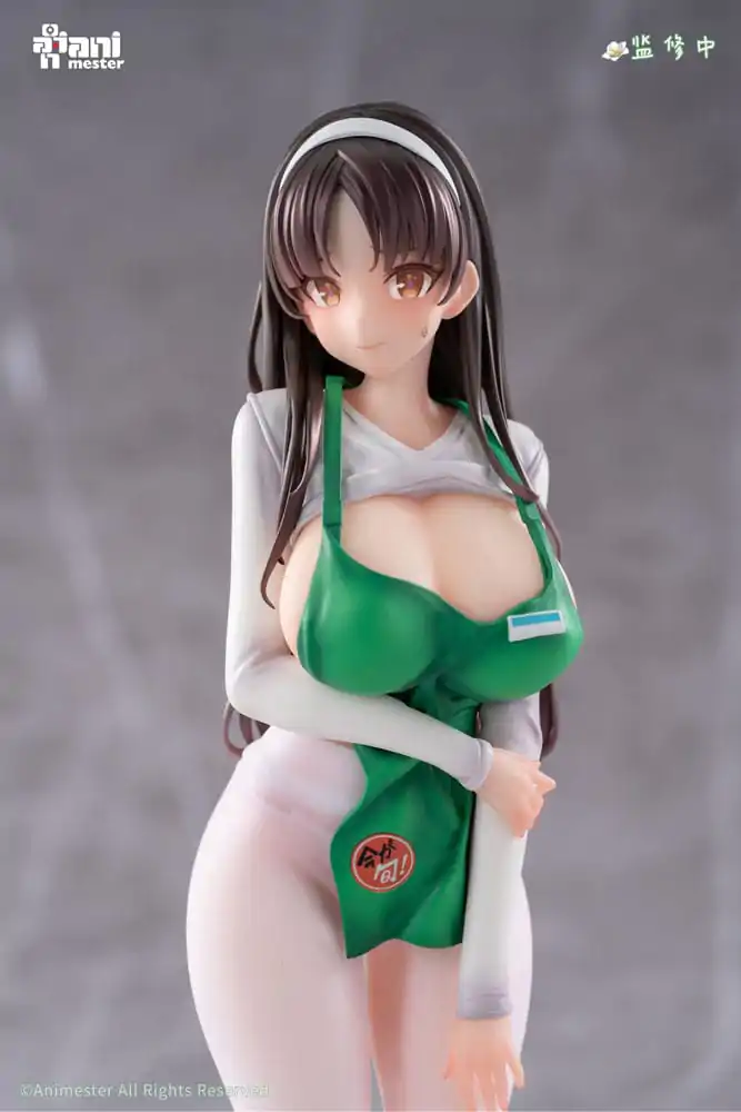 Original Character Statue 1/6 First Business! Mari Hanamiya the Gentle Shop Assistant illustration by POPQN 28 cm   product photo