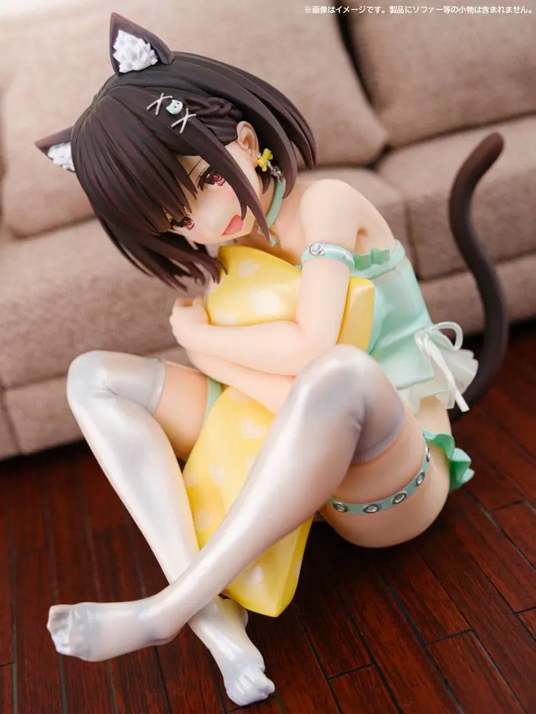 Original Character PVC 1/6 Gaou Ayaka chan Mint Green Ver. 14 cm termékfotó