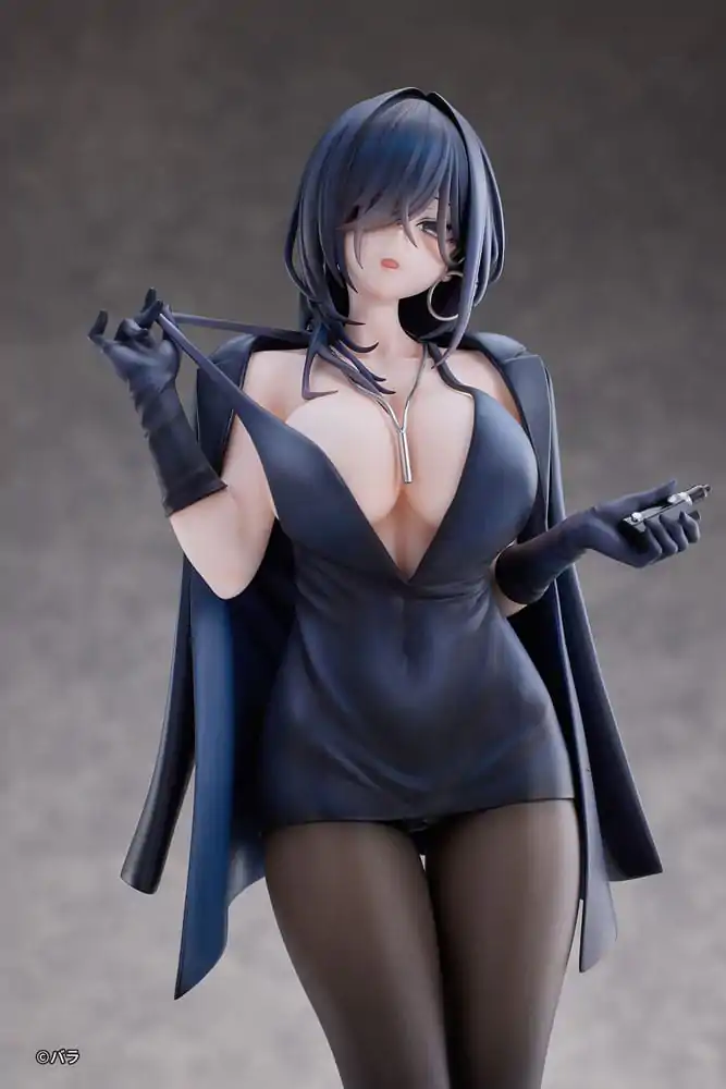 Original Character PVC Statue 1/6 Ishimi Yokoyama Black One-piece Dress Ver. illustration by Bara 28 cm termékfotó