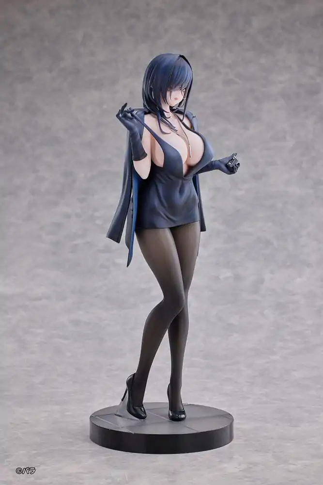 Original Character PVC Statue 1/6 Ishimi Yokoyama Black One-piece Dress Ver. illustration by Bara 28 cm termékfotó