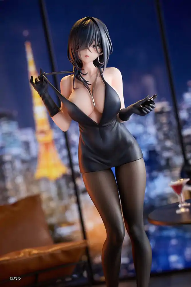 Original Character PVC Statue 1/6 Ishimi Yokoyama Black One-piece Dress Ver. illustration by Bara 28 cm termékfotó