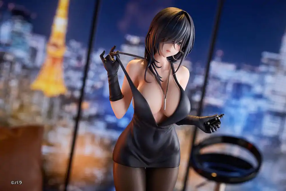 Original Character PVC Statue 1/6 Ishimi Yokoyama Black One-piece Dress Ver. illustration by Bara 28 cm termékfotó