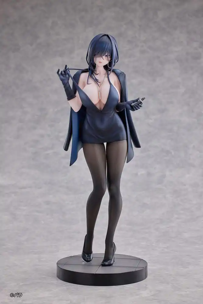 Original Character PVC Statue 1/6 Ishimi Yokoyama Black One-piece Dress Ver. illustration by Bara 28 cm termékfotó