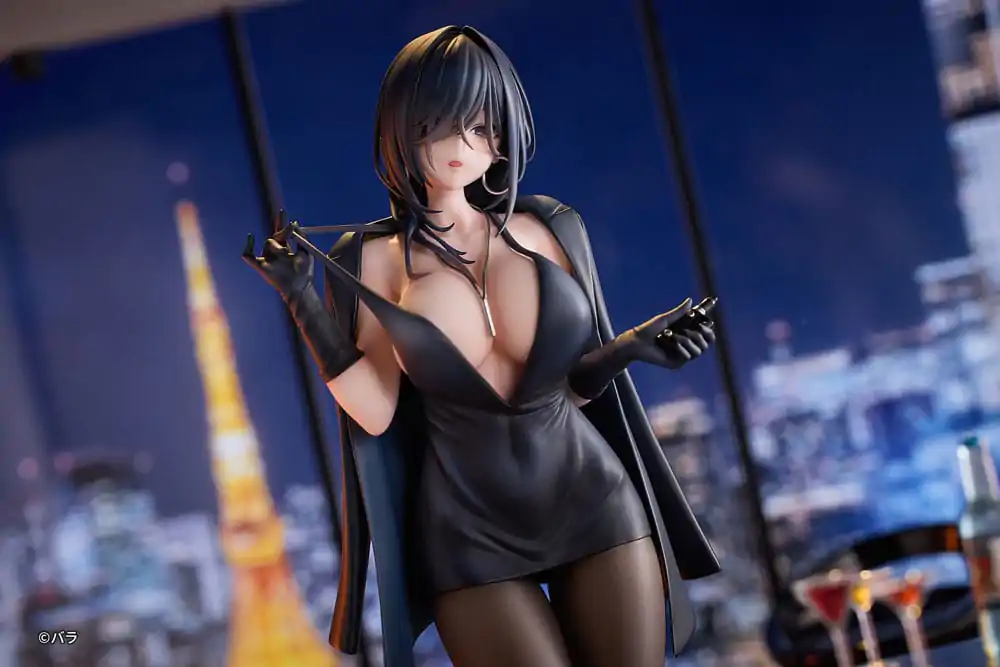 Original Character PVC Statue 1/6 Ishimi Yokoyama Black One-piece Dress Ver. illustration by Bara 28 cm termékfotó