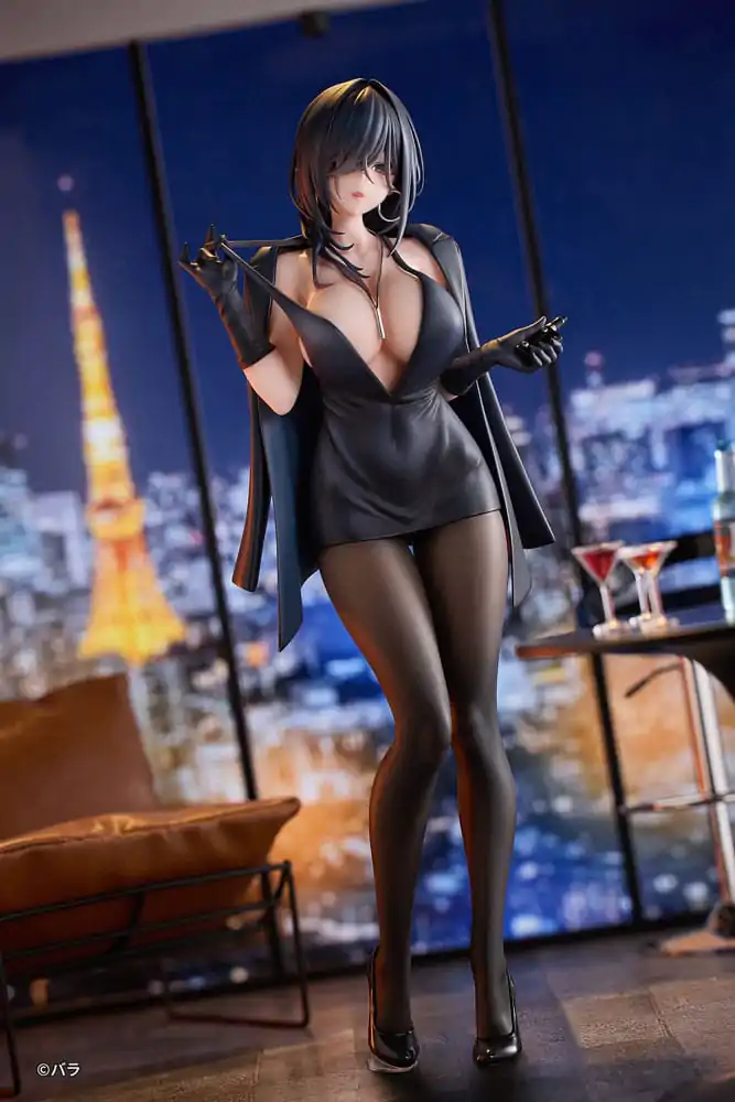 Original Character PVC Statue 1/6 Ishimi Yokoyama Black One-piece Dress Ver. illustration by Bara 28 cm termékfotó