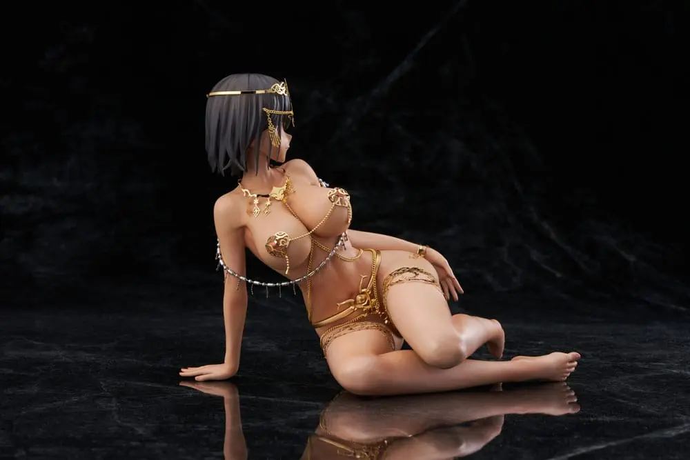 Original Character Statue 1/6 Kasshoku Odoriko Ateru Illustrated by Yatsumi Suzuame 16 cm product photo