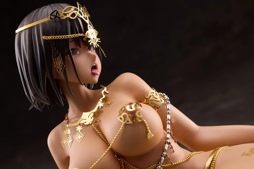 Original Character Statue 1/6 Kasshoku Odoriko Ateru Illustrated by Yatsumi Suzuame 16 cm product photo