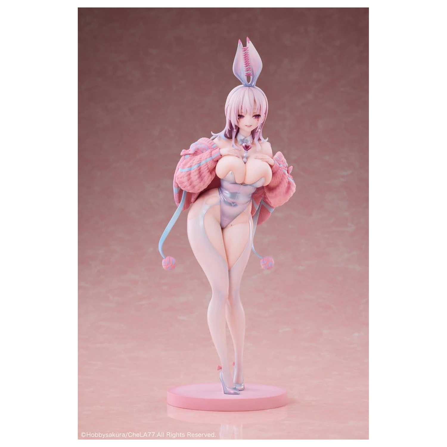 Original Character PVC Statue 1/6 Knit Bunny Girl illustration by CheLA77 Deluxe Edition 30 cm    product photo