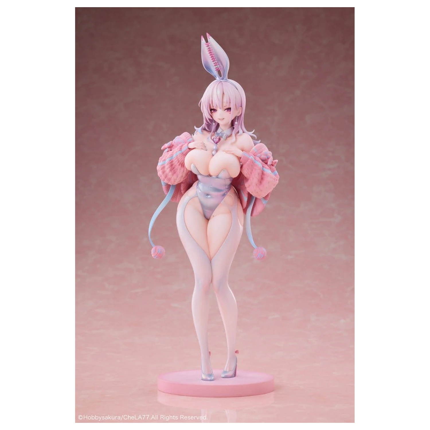 Original Character PVC Statue 1/6 Knit Bunny Girl illustration by CheLA77 Deluxe Edition 30 cm    product photo