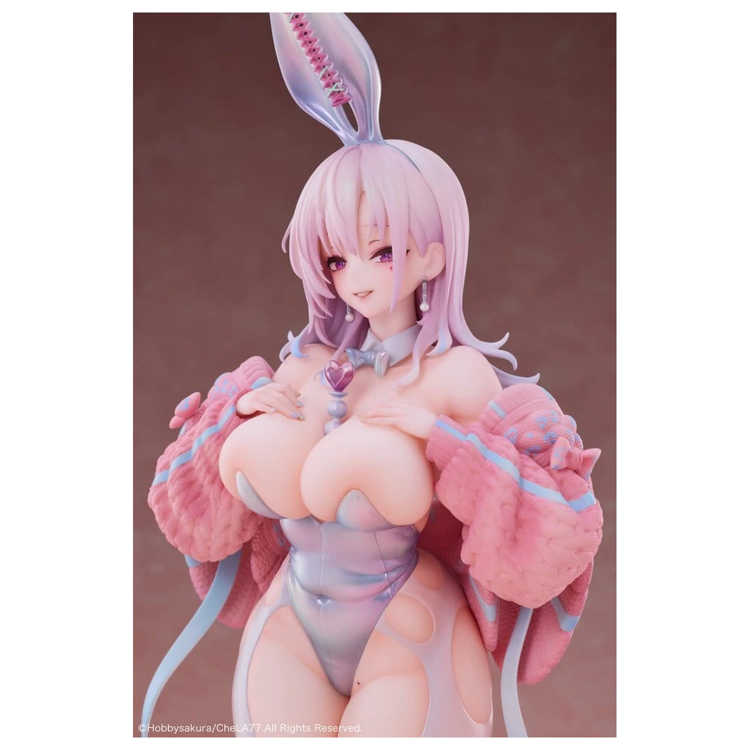 Original Character PVC Statue 1/6 Knit Bunny Girl illustration by CheLA77 Deluxe Edition 30 cm    product photo