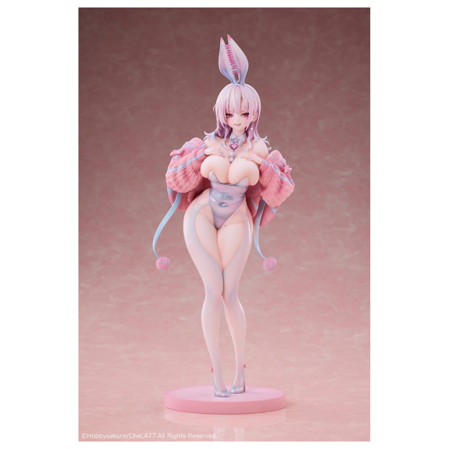 Original Character PVC Statue 1/6 Knit Bunny Girl illustration by CheLA77 30 cm    product photo