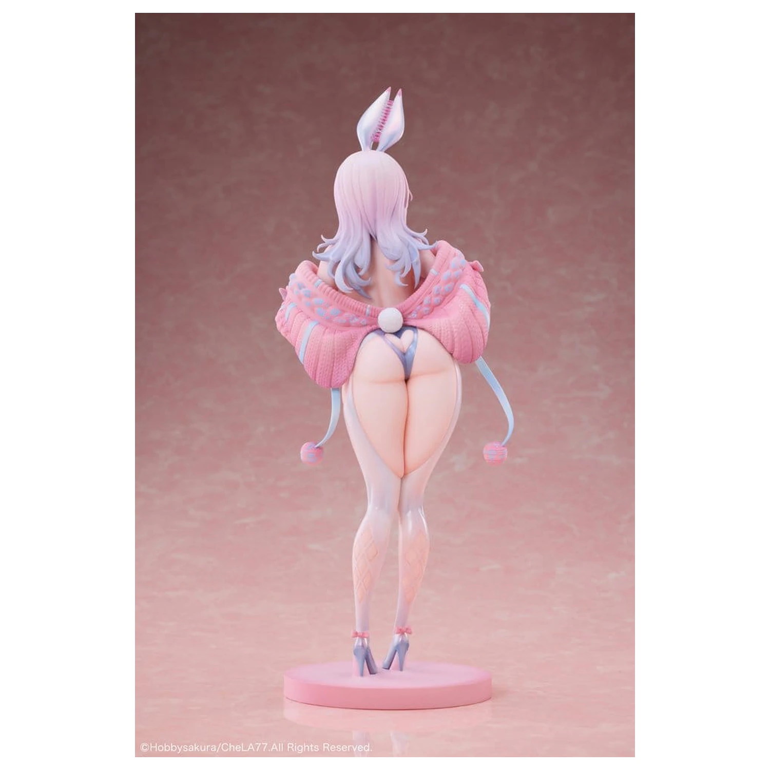 Original Character PVC Statue 1/6 Knit Bunny Girl illustration by CheLA77 30 cm    product photo