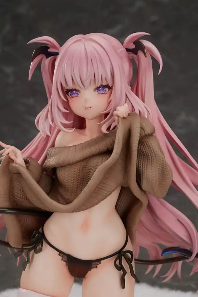 Original Character Statue 1/6 Lulumu Sweater Illustrated by Tamano Kedama Deluxe Edition 14 cm product photo