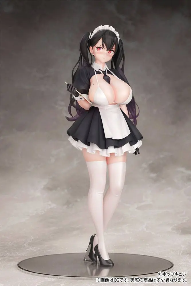 Original Character Statue 1/6 Maid Cafe Waitress Illustrated by Popqn 27 cm product photo
