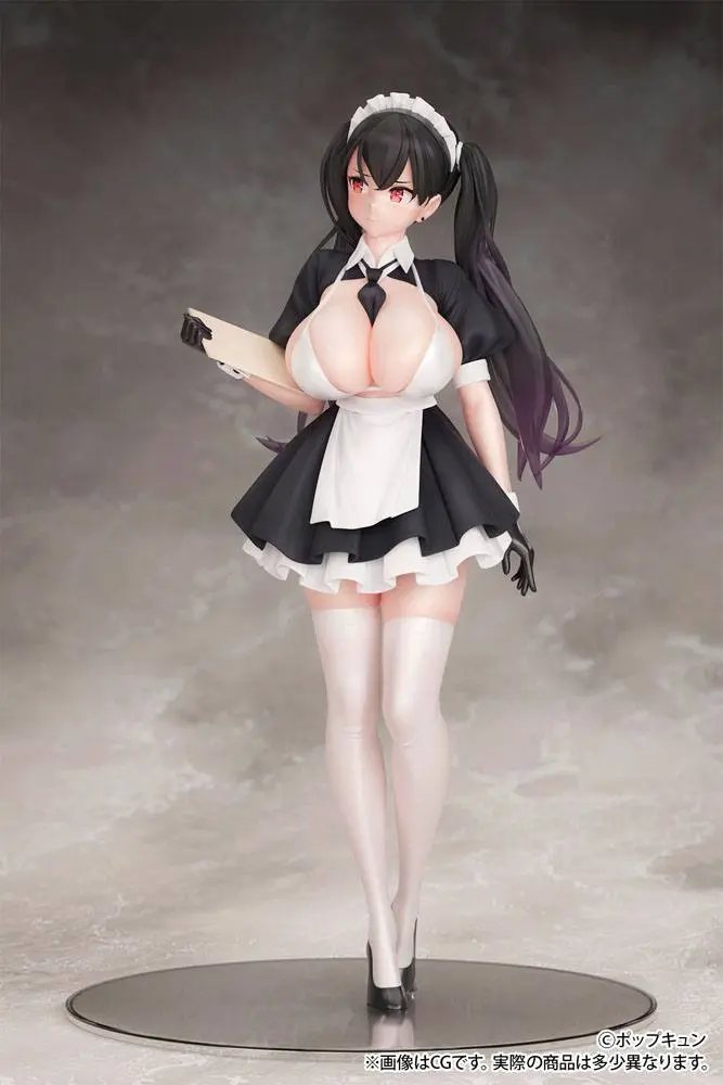 Original Character Statue 1/6 Maid Cafe Waitress Illustrated by Popqn 27 cm product photo