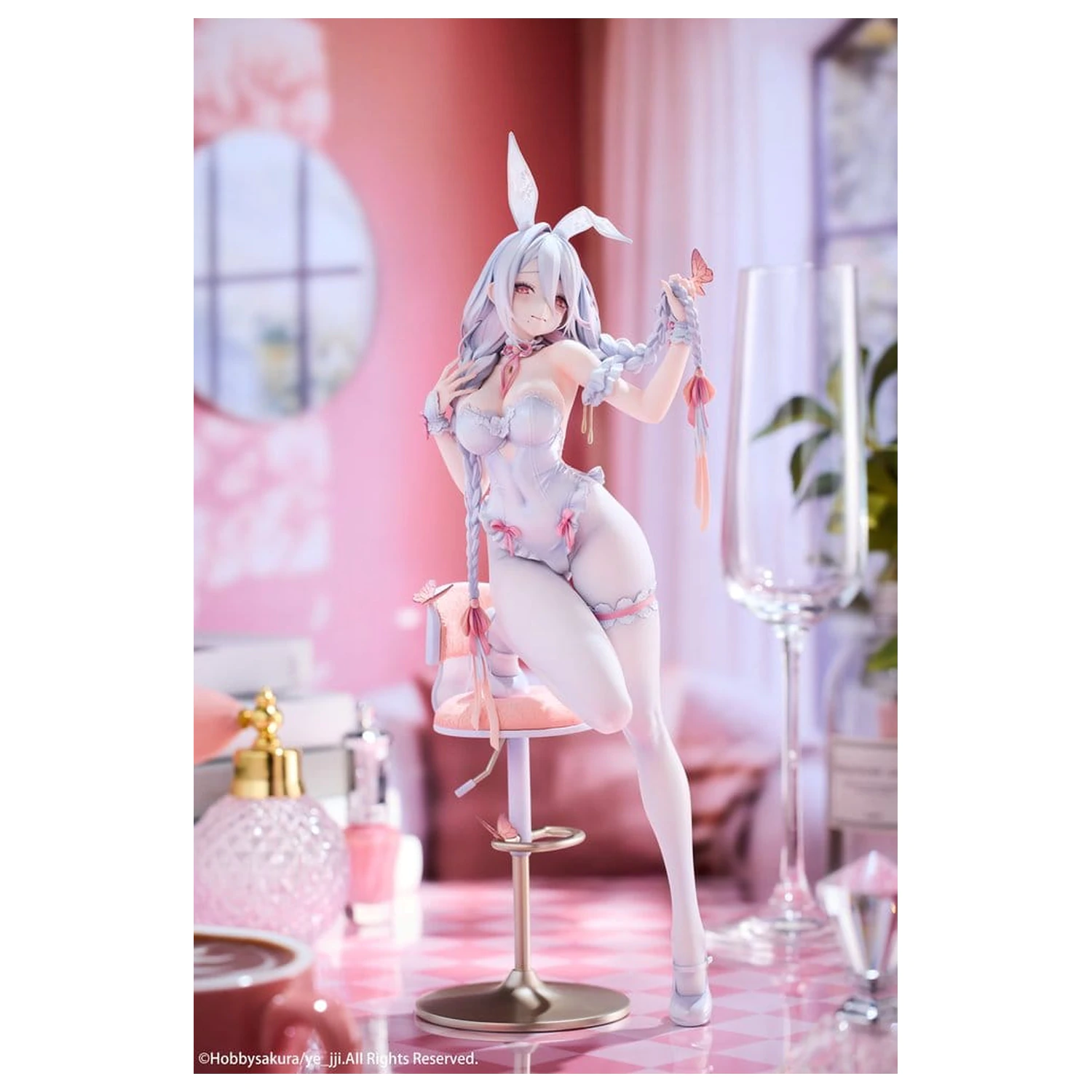 Original Character PVC Figure 1/6 Mari Bunny Ver. illustration by ye_jji 30 cm product photo