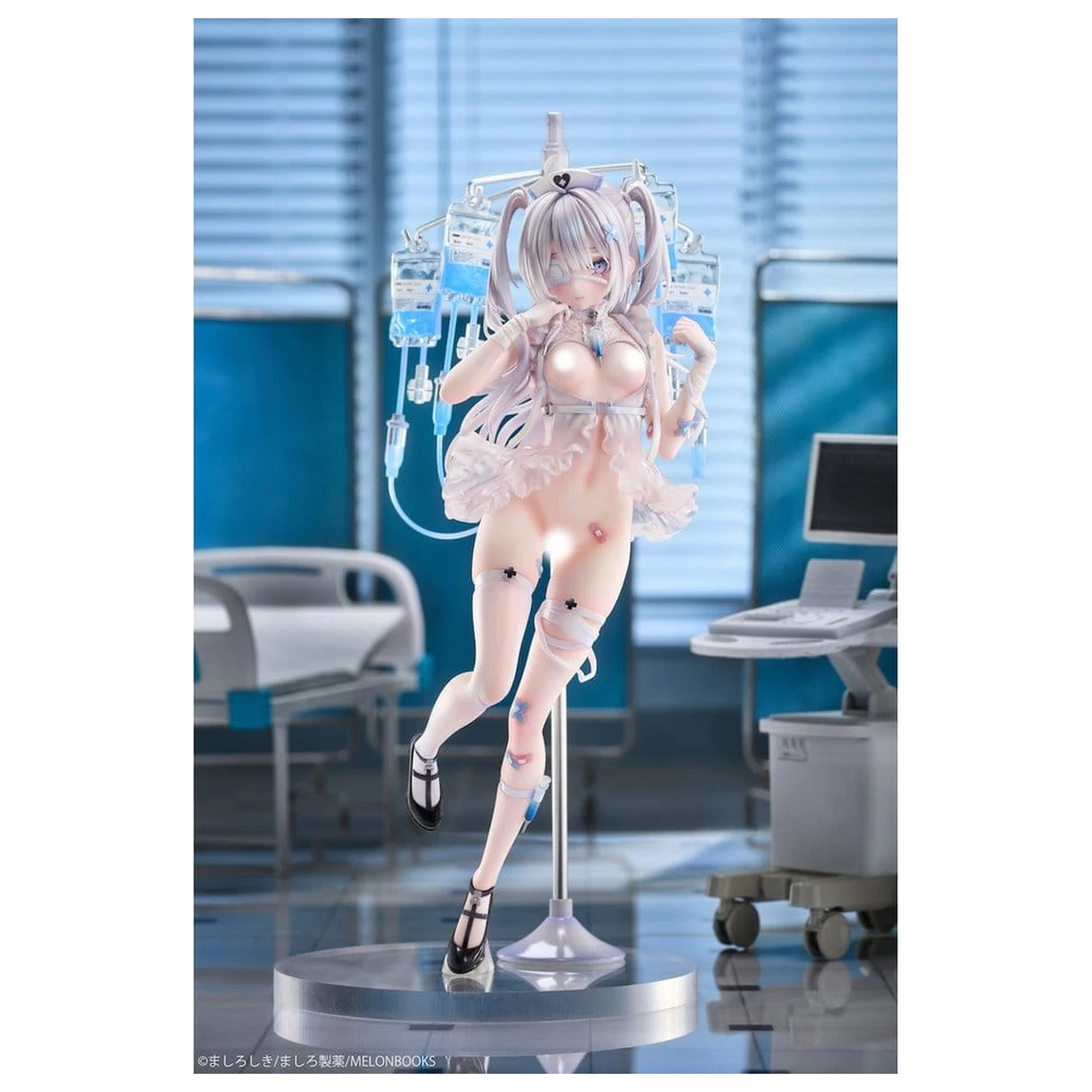 Original Character PVC Figure 1/6 Mikuro Siino Nurse Ver. Deluxe Edition Illustrated by Mashiro Shiki 29 cm product photo