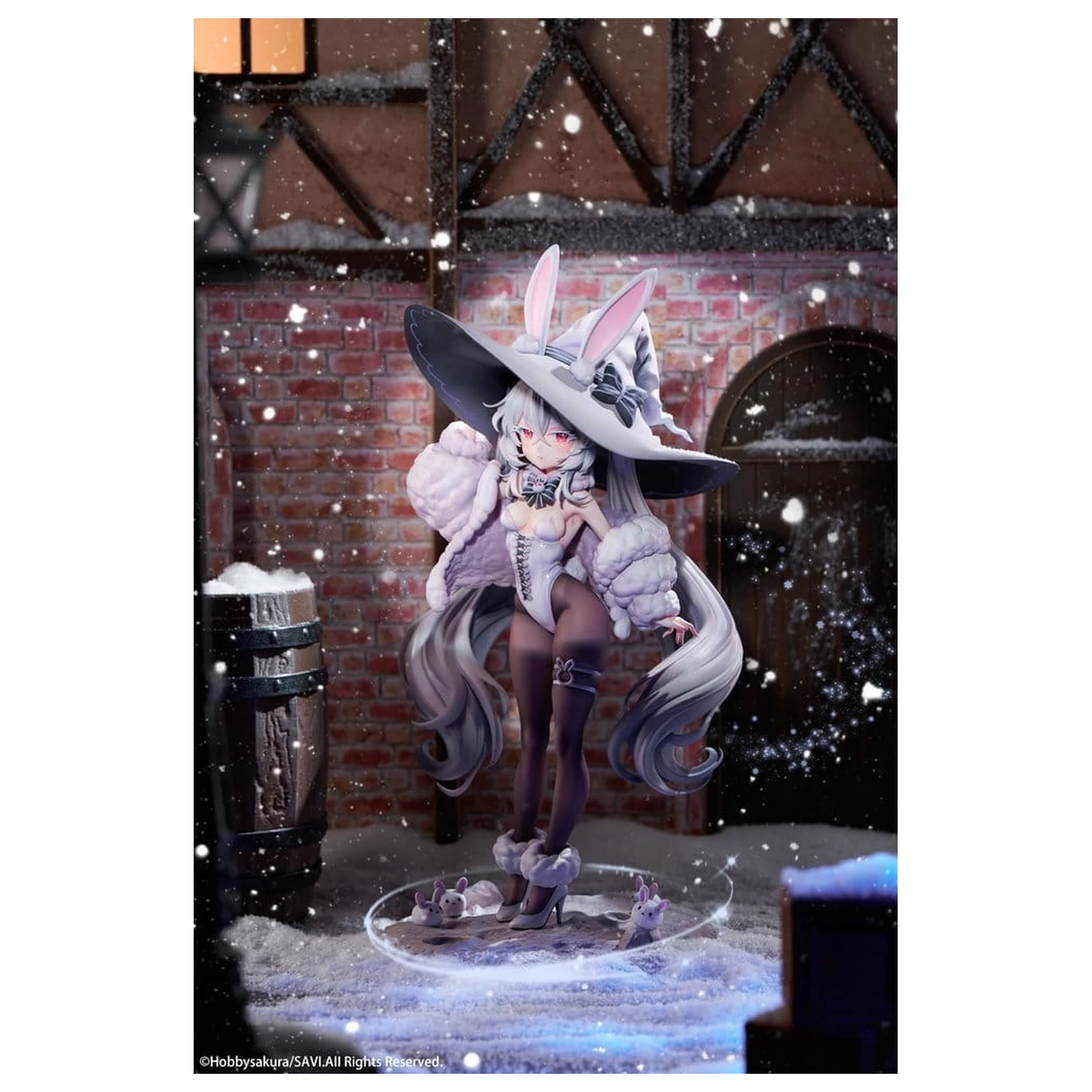 Original Character PVC Figure 1/6 Moon Witch Police Marshmallow illustration by SAVI Deluxe Edition 34 cm product photo