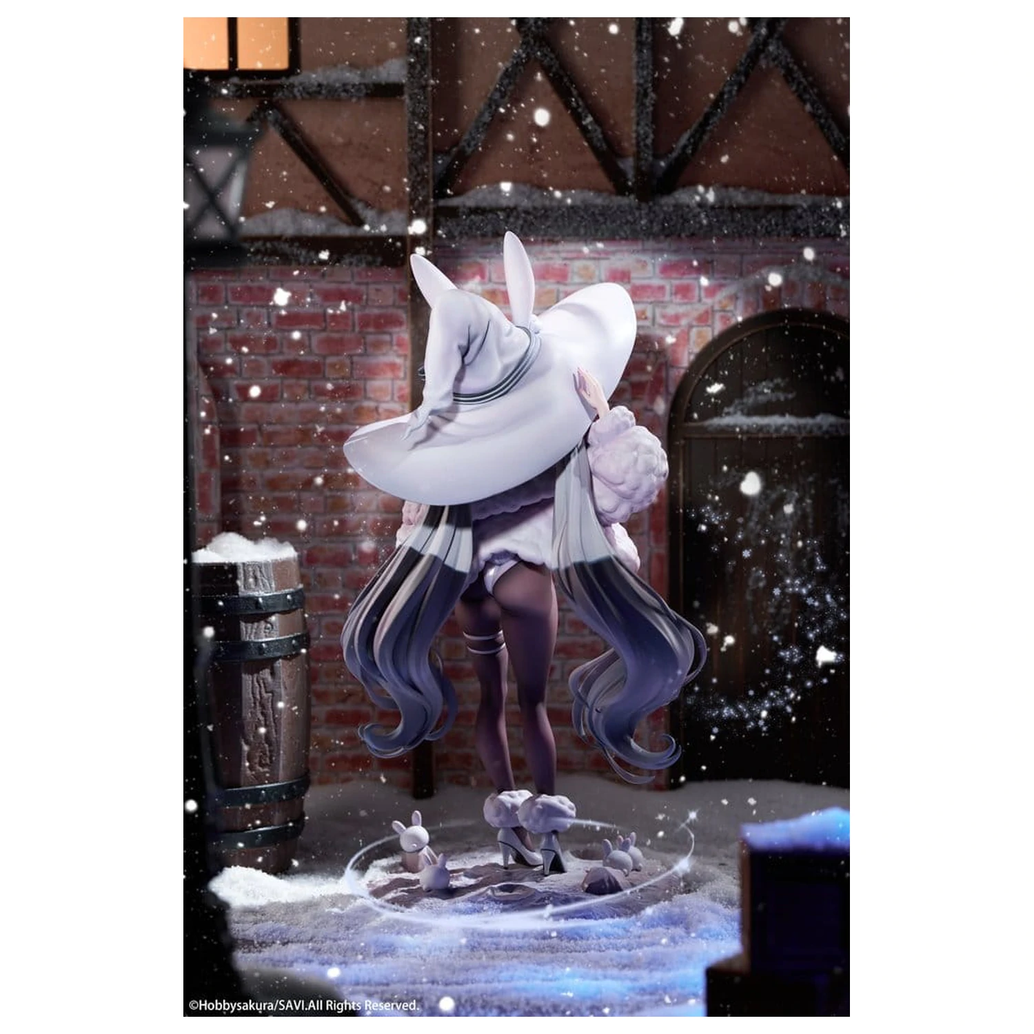 Original Character PVC Figure 1/6 Moon Witch Police Marshmallow illustration by SAVI Deluxe Edition 34 cm product photo