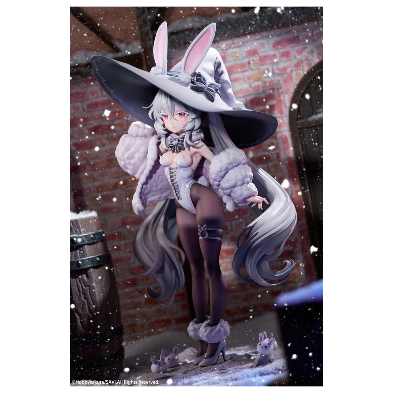 Original Character PVC Figure 1/6 Moon Witch Police Marshmallow illustration by SAVI Deluxe Edition 34 cm product photo