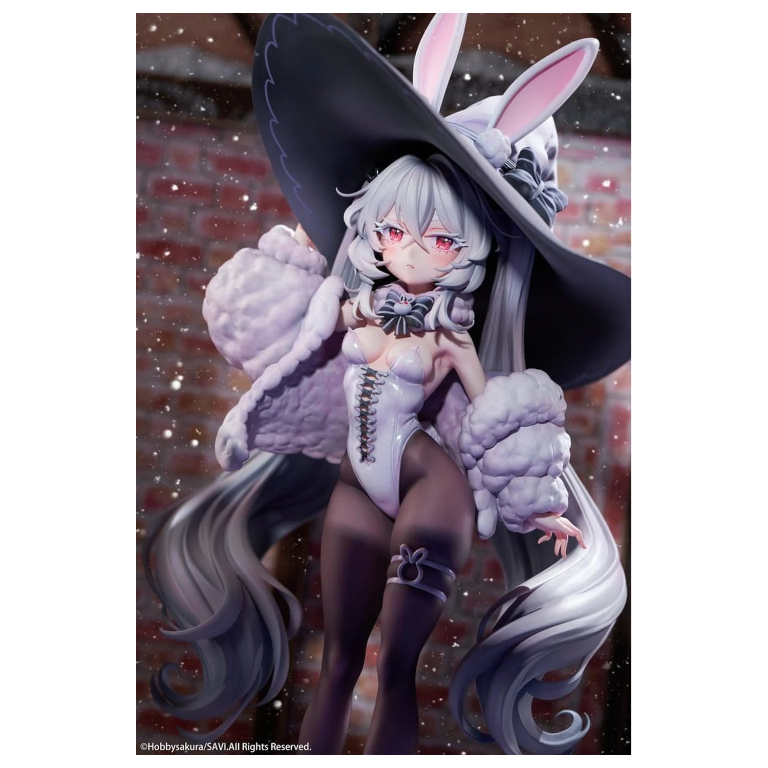 Original Character PVC Figure 1/6 Moon Witch Police Marshmallow illustration by SAVI Deluxe Edition 34 cm product photo