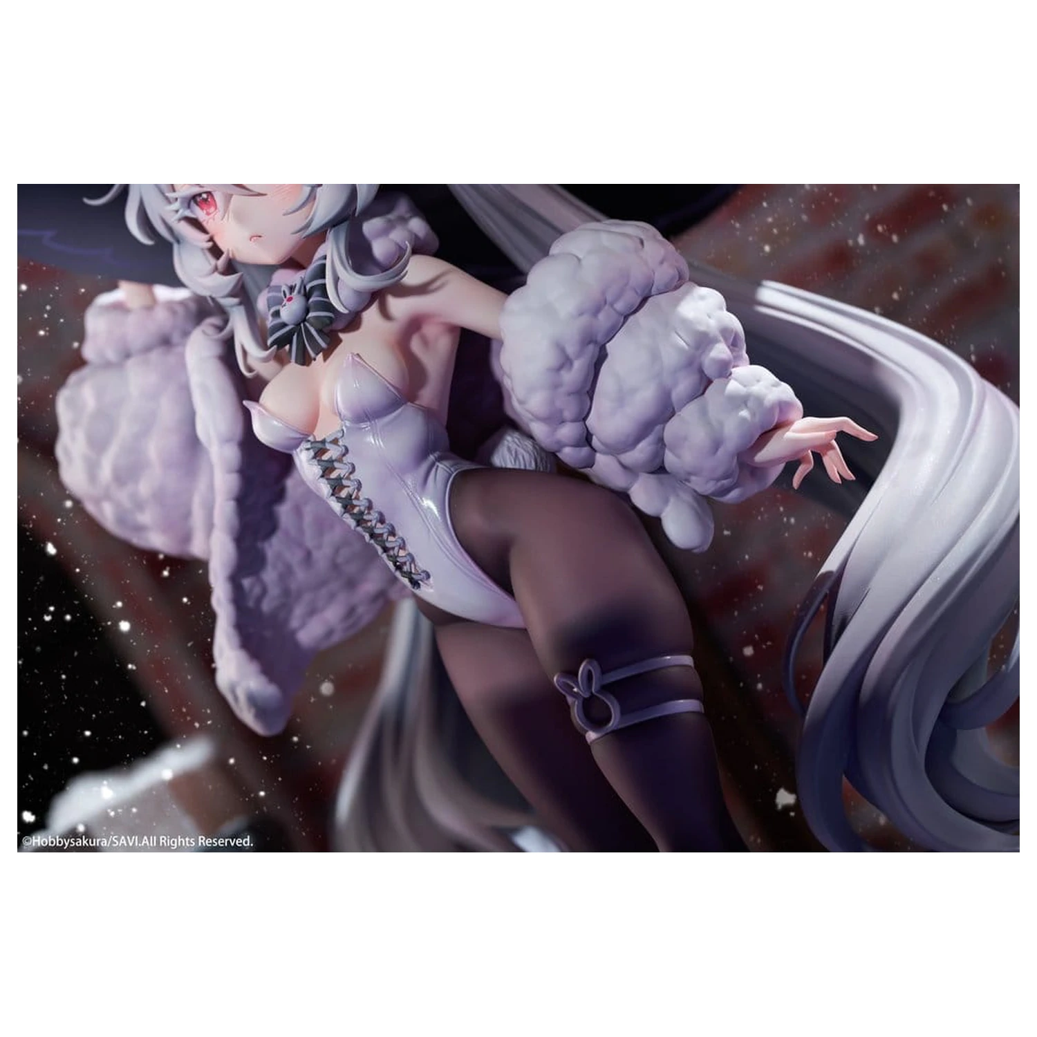 Original Character PVC Figure 1/6 Moon Witch Police Marshmallow illustration by SAVI Deluxe Edition 34 cm product photo