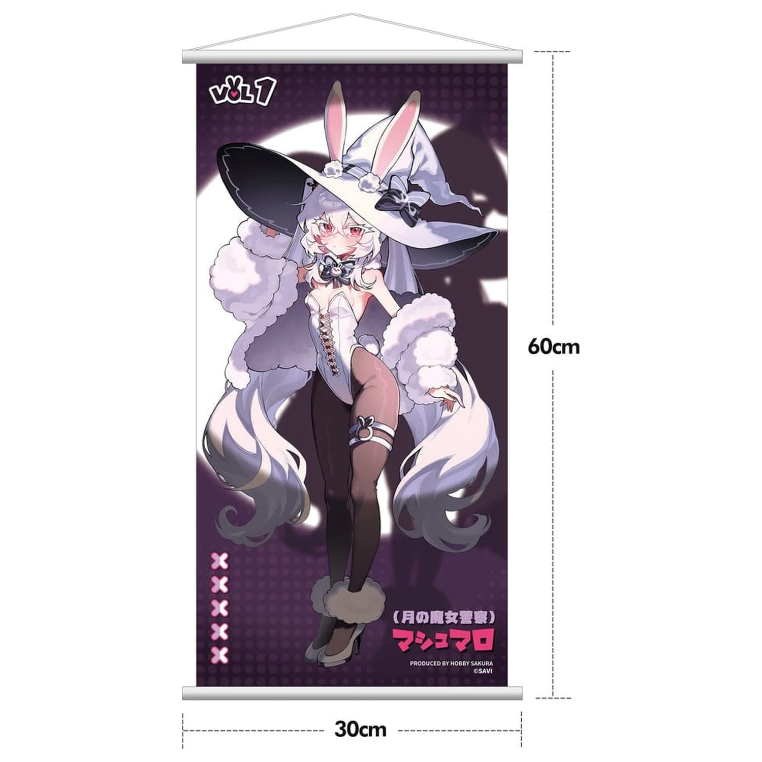 Original Character PVC Figure 1/6 Moon Witch Police Marshmallow illustration by SAVI Deluxe Edition 34 cm product photo