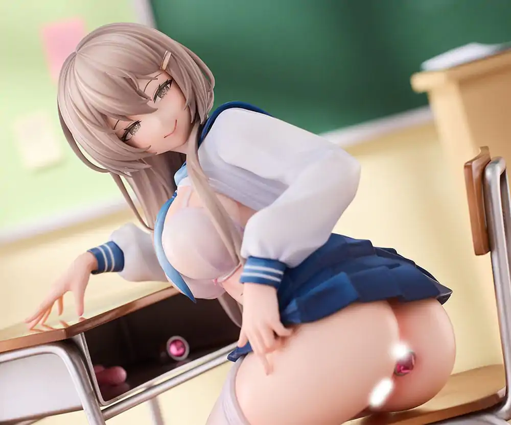 Original Character Statue 1/6 Mousou Tights.43: Suzu-chan Tapestry Set Edition 17 cm product photo