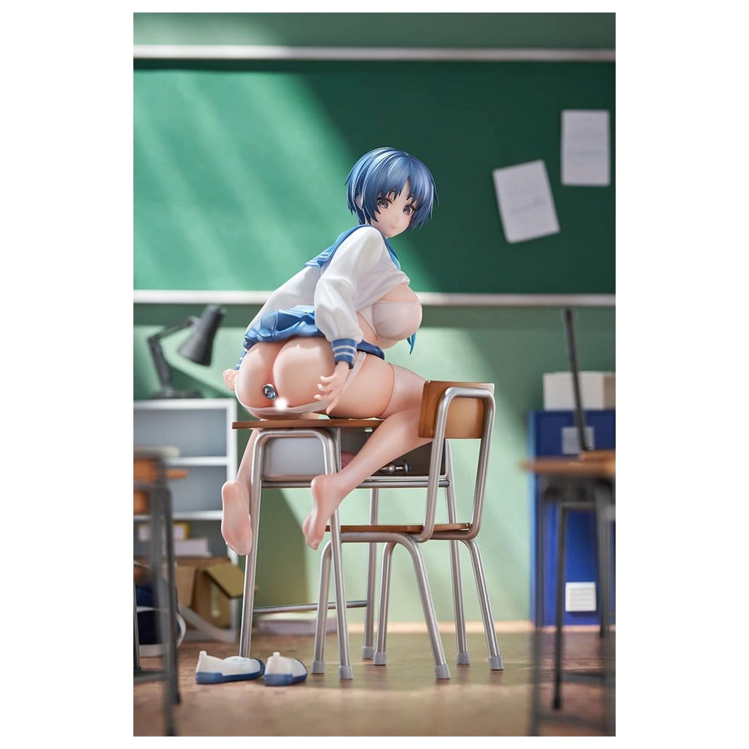 Original Character Figure 1/6 "Mousou Tights.44": Ruri-chan Tapestry Set Illustration by Hyouuma 27 cm product photo