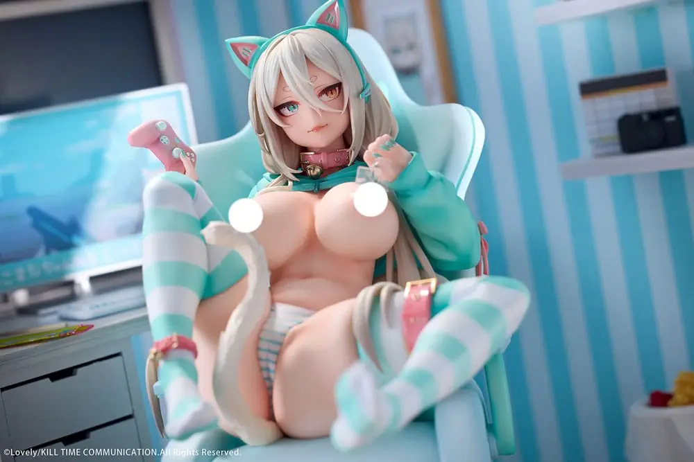 Original Character PVC 1/6 Nekomata Gamer Shiro 25 cm termékfotó