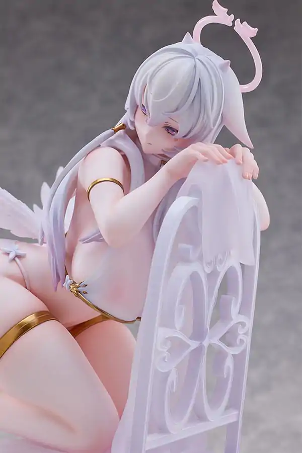 Original Character Statue 1/6 Pure White Angel-chan 27 cm product photo