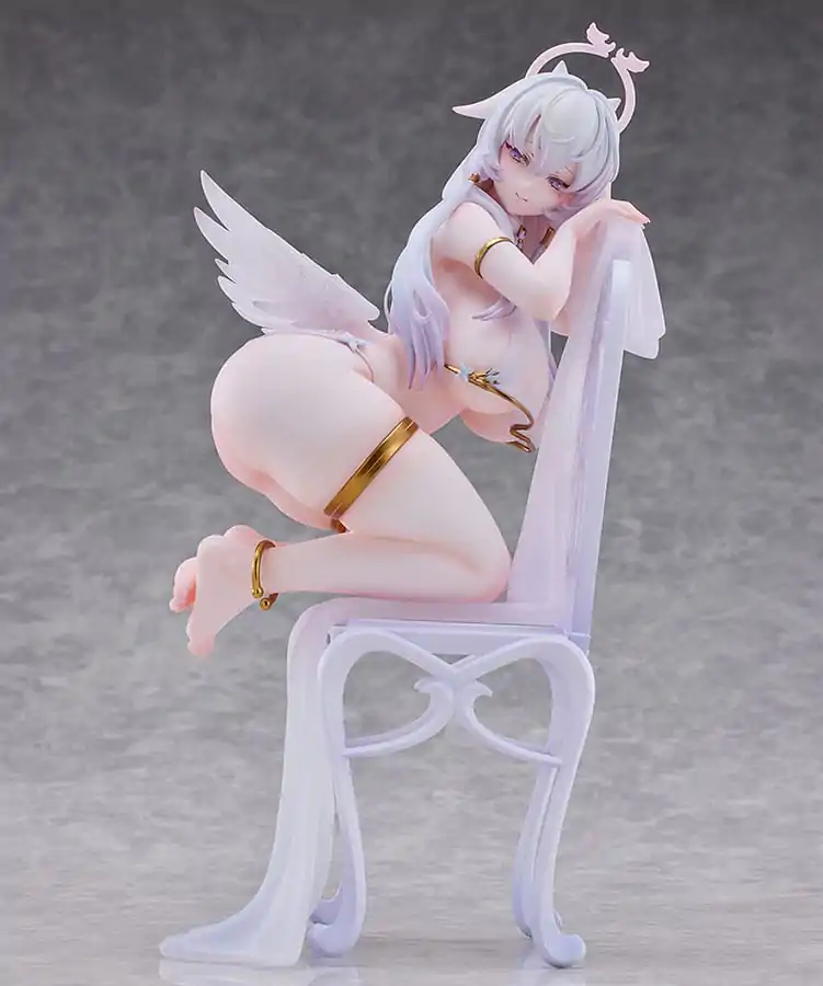 Original Character Statue 1/6 Pure White Angel-chan 27 cm product photo