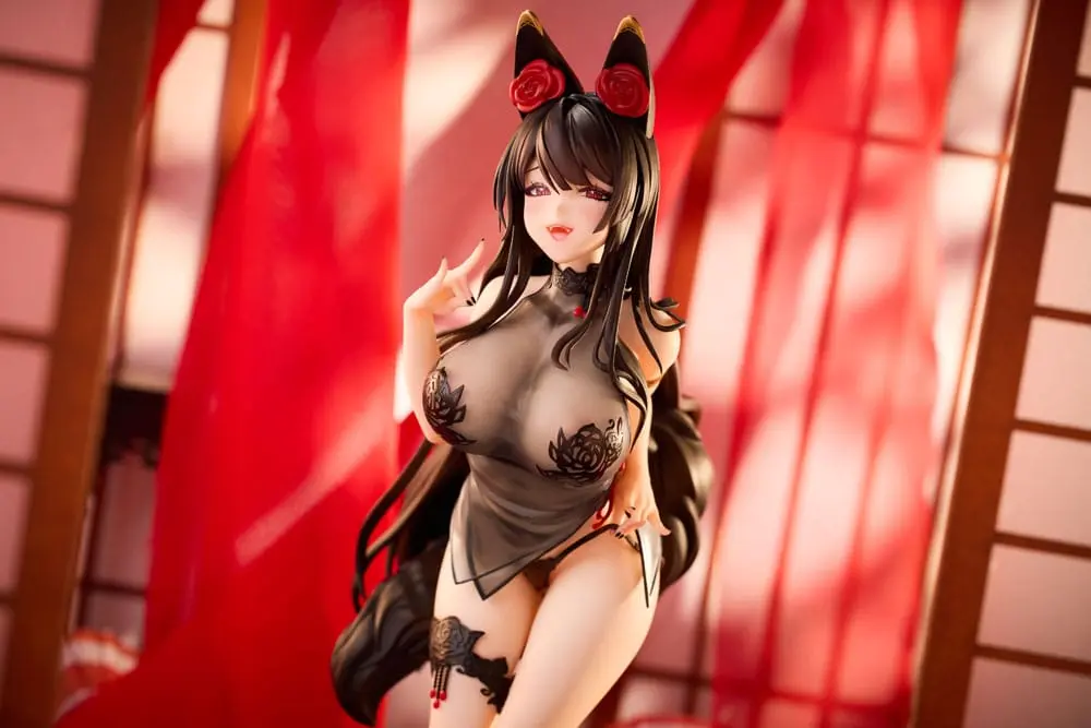 Original Character PVC Statue 1/6 Rose Fox Girl Blooming in Midwinter Illustrated by TACCO 28 cm termékfotó