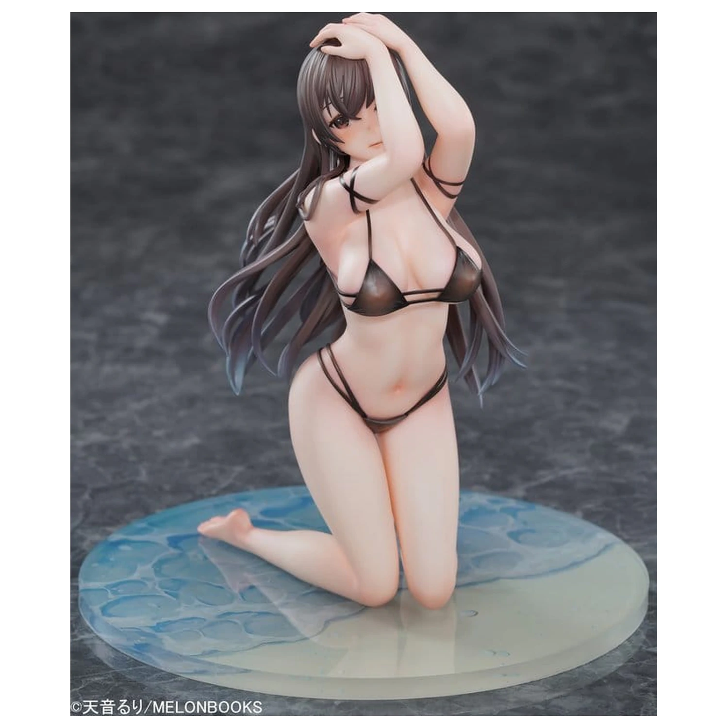 Original Character PVC Figure 1/6 Ruri Amane Illustration - Swimsuit Sugata no Mimi-san 17 cm product photo
