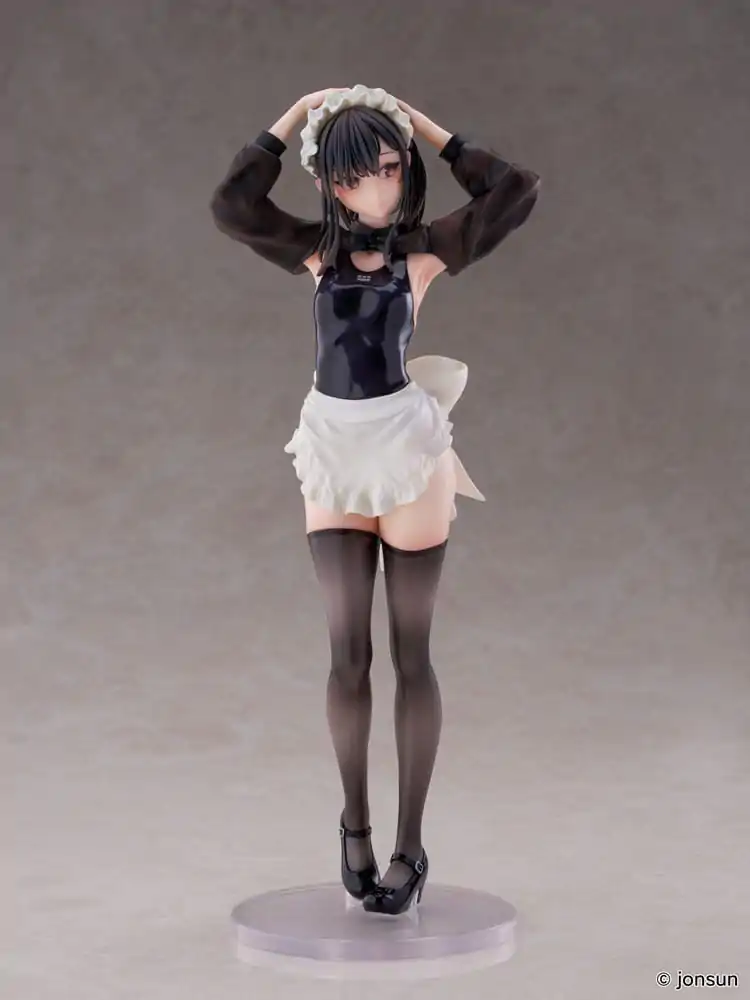 Original Character PVC Statue 1/6 Sakura Shiori Competition Swimsuit Maid 27 cm product photo