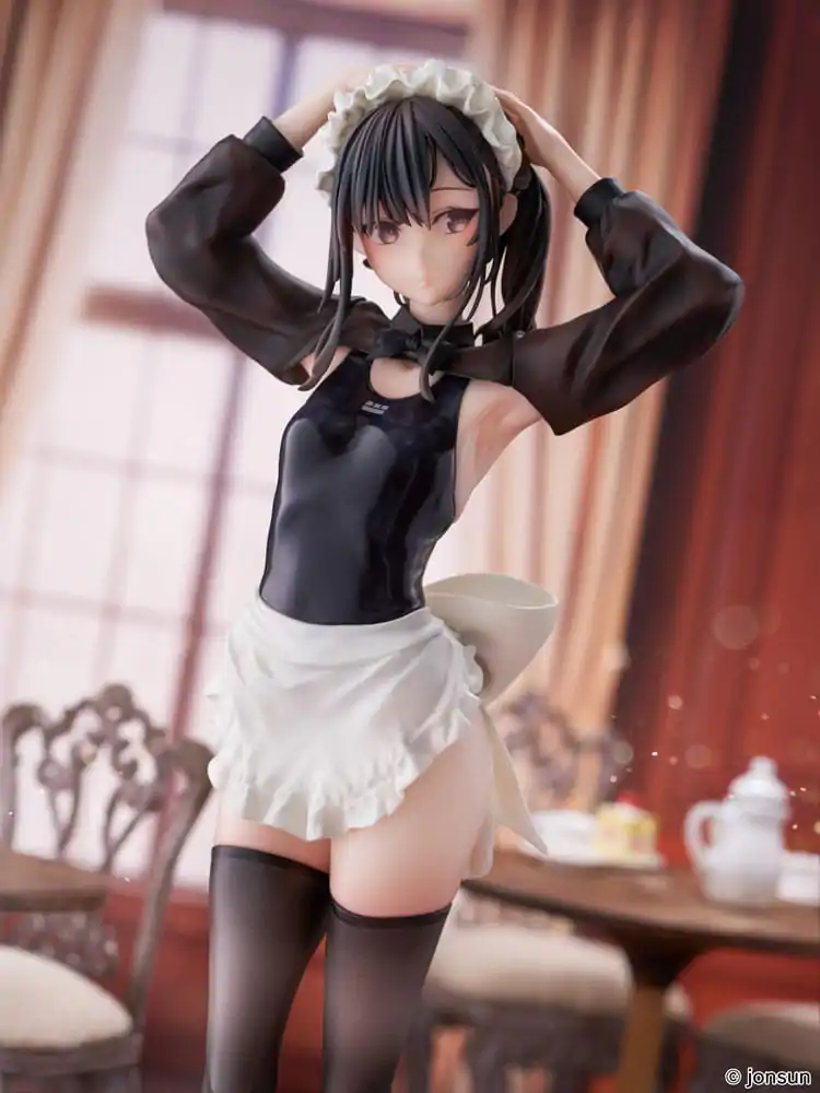 Original Character PVC Statue 1/6 Sakura Shiori Competition Swimsuit Maid 27 cm product photo