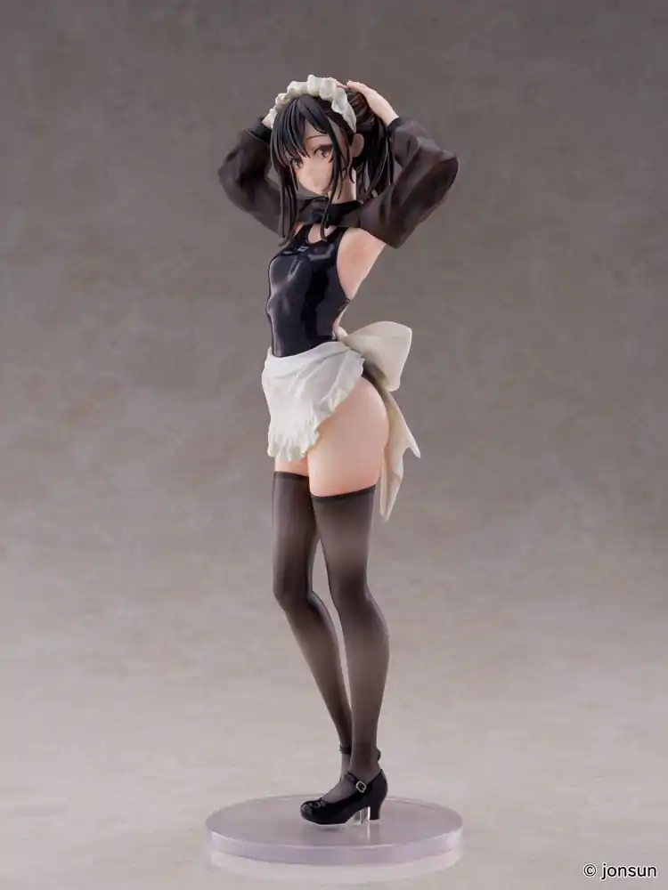 Original Character PVC Statue 1/6 Sakura Shiori Competition Swimsuit Maid 27 cm product photo