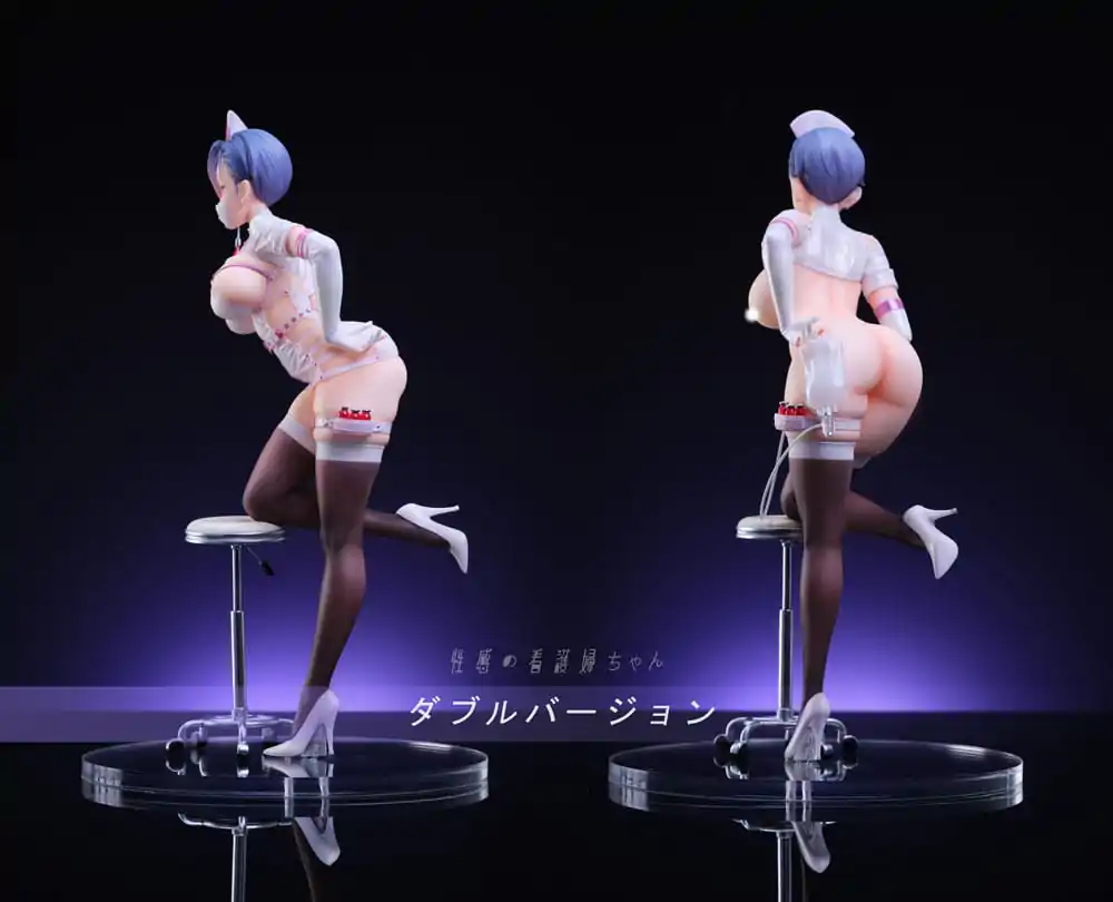 Original Character PVC Statue 1/6 Sexy Nurse Double Version 26 cm product photo