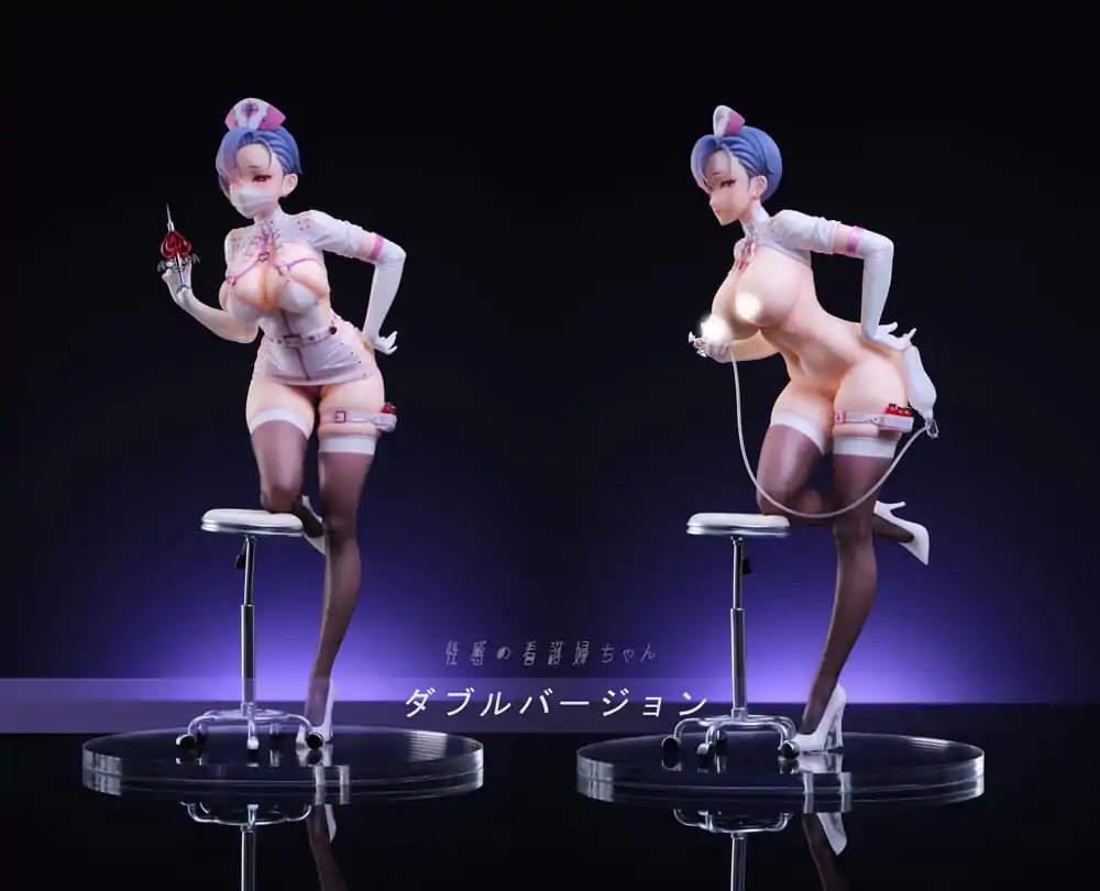Original Character PVC Statue 1/6 Sexy Nurse Double Version 26 cm product photo