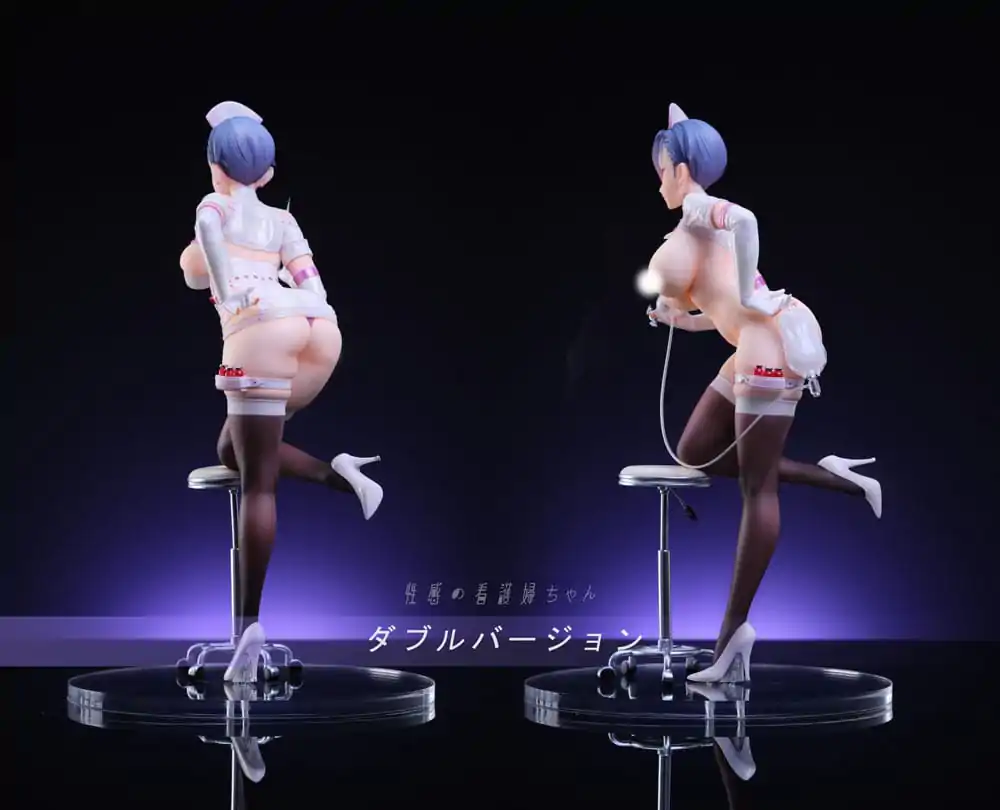 Original Character PVC Statue 1/6 Sexy Nurse Double Version 26 cm product photo