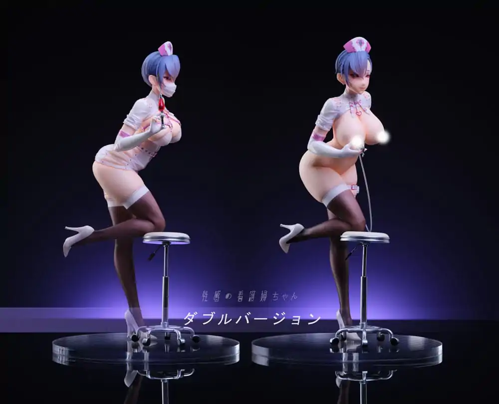 Original Character PVC Statue 1/6 Sexy Nurse Double Version 26 cm product photo