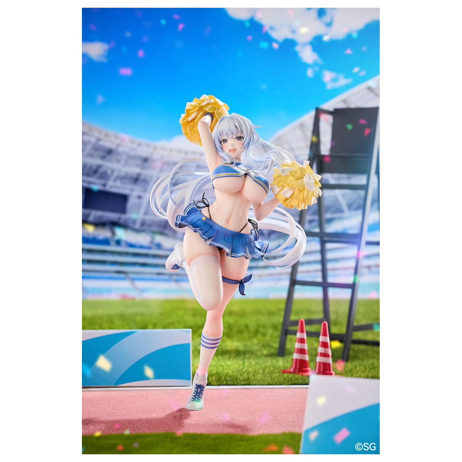 Original Character PVC Statue 1/6 Shion Alfine Cheerleader Ver. Illustrated by SG 30 cm   product photo