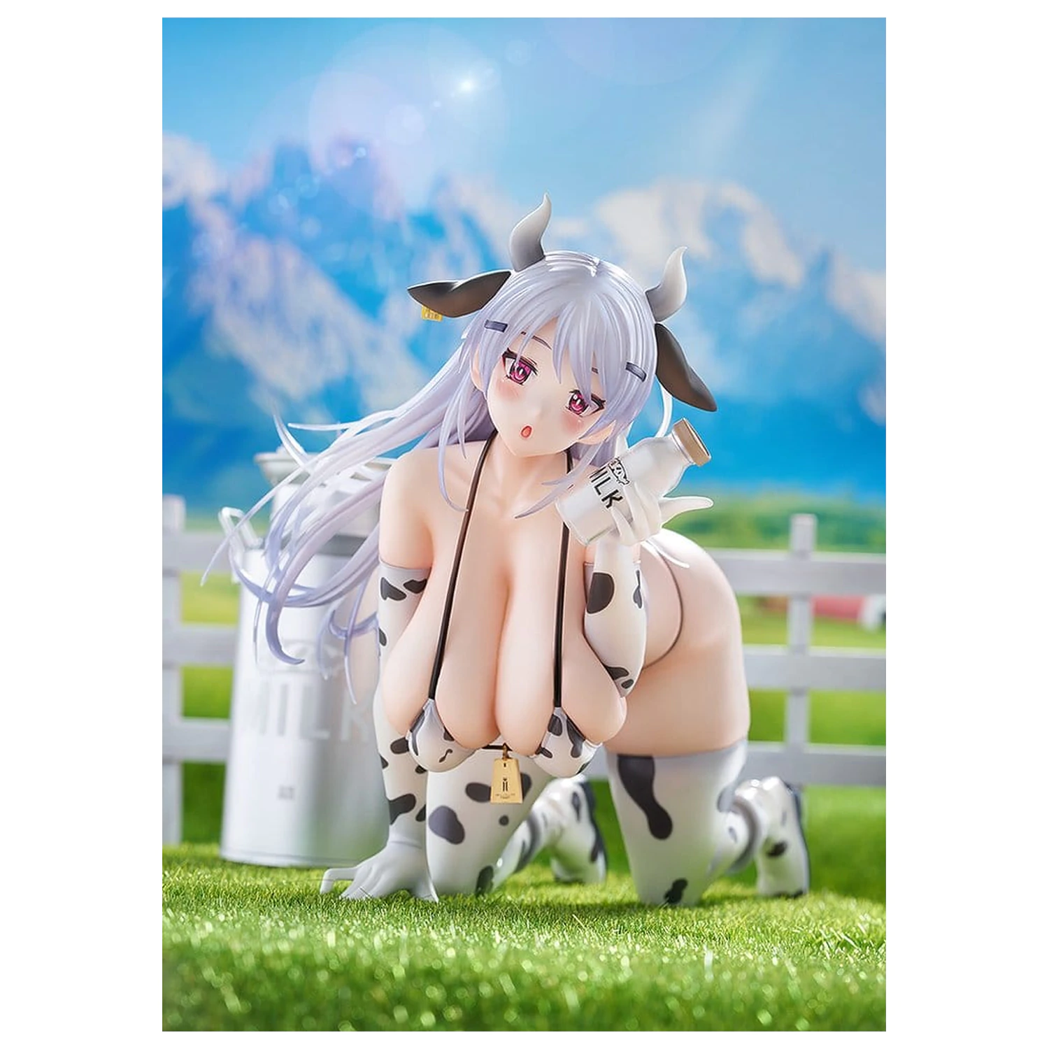 Original Character Figure 1/6 Shion Blankness: Cow Bikini Ver. Illustration by Nadare Takamine 15 cm product photo