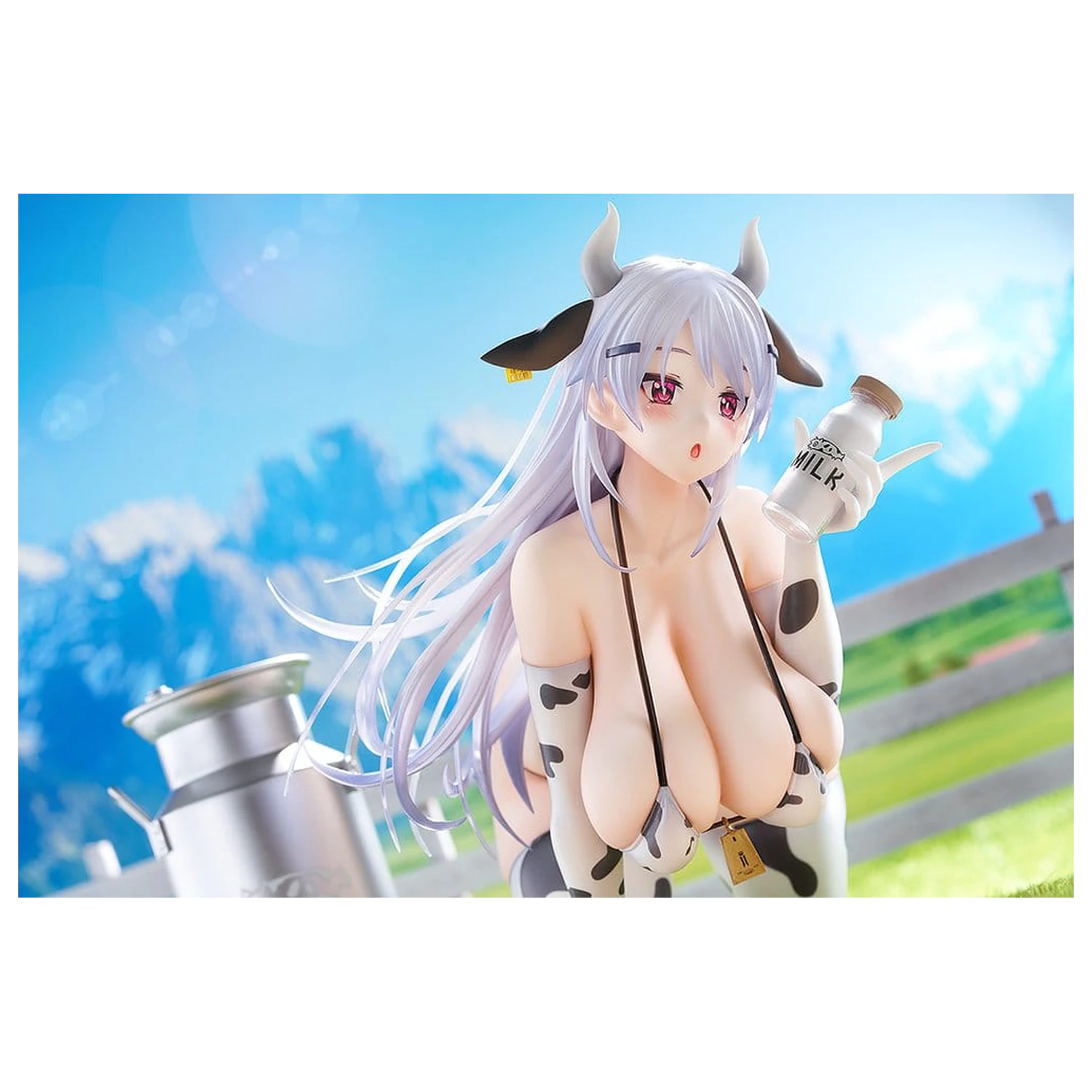 Original Character Figure 1/6 Shion Blankness: Cow Bikini Ver. Illustration by Nadare Takamine 15 cm product photo