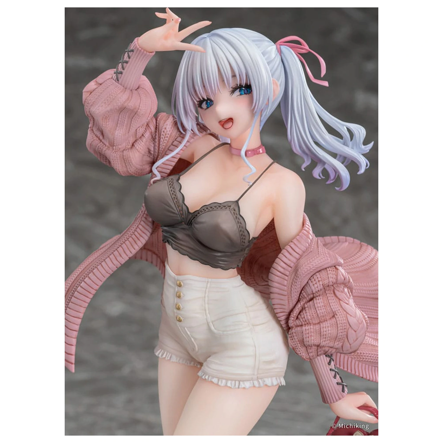 Original Character PVC Statue 1/6 Shion Passion Pink Illustration by Michiking 27 cm             product photo